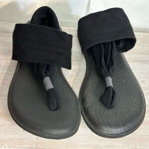 Sanuk Black Women's Sandals